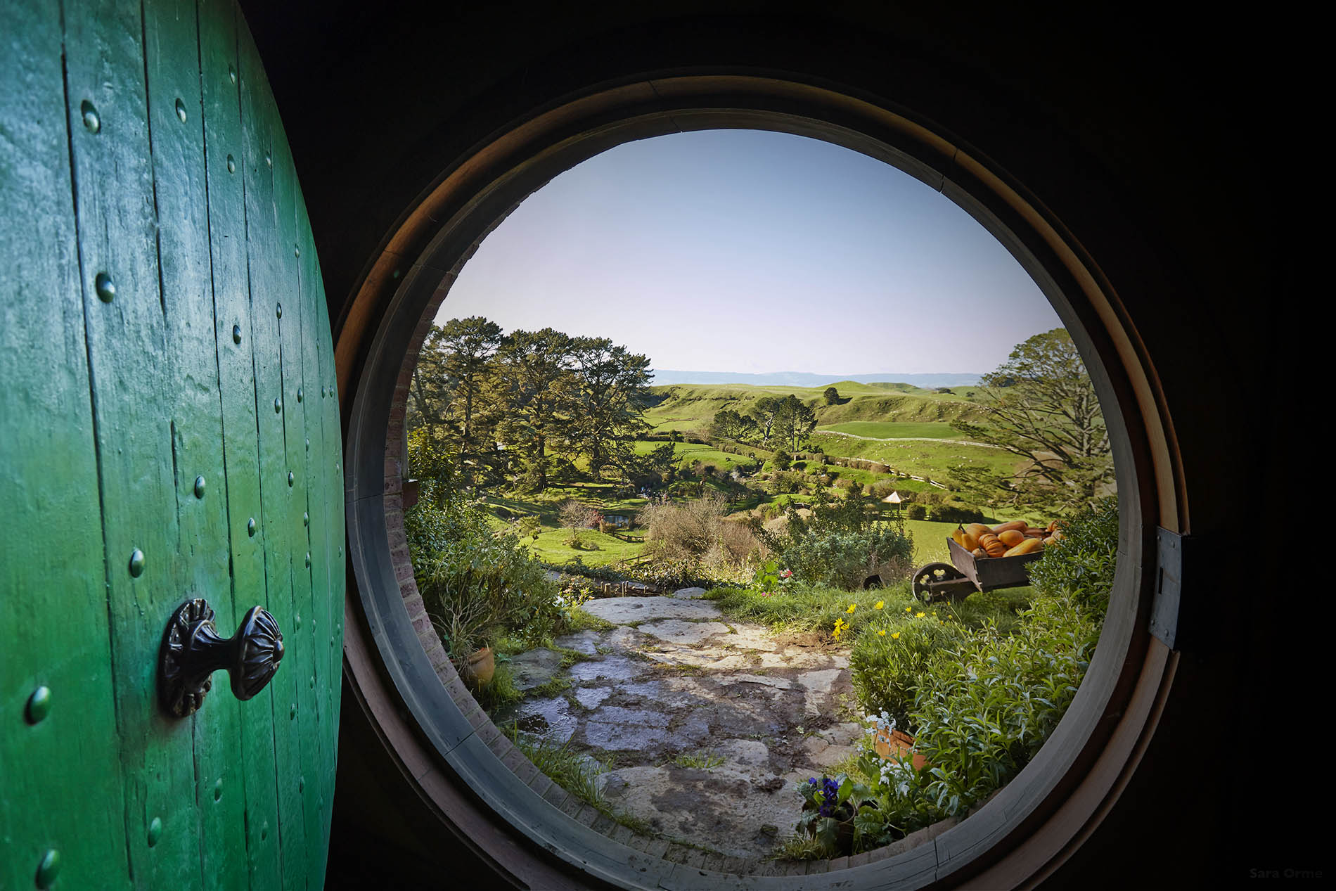 The Hobbit escape room at Xcape, Kfar Saba: a view from a hobbit hole